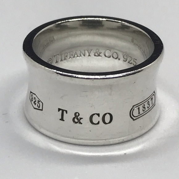 Tiffany & Co. Jewelry - Auth Tiffany & Co wide band ring